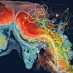 Abstract digital drawing of an AI biomaker